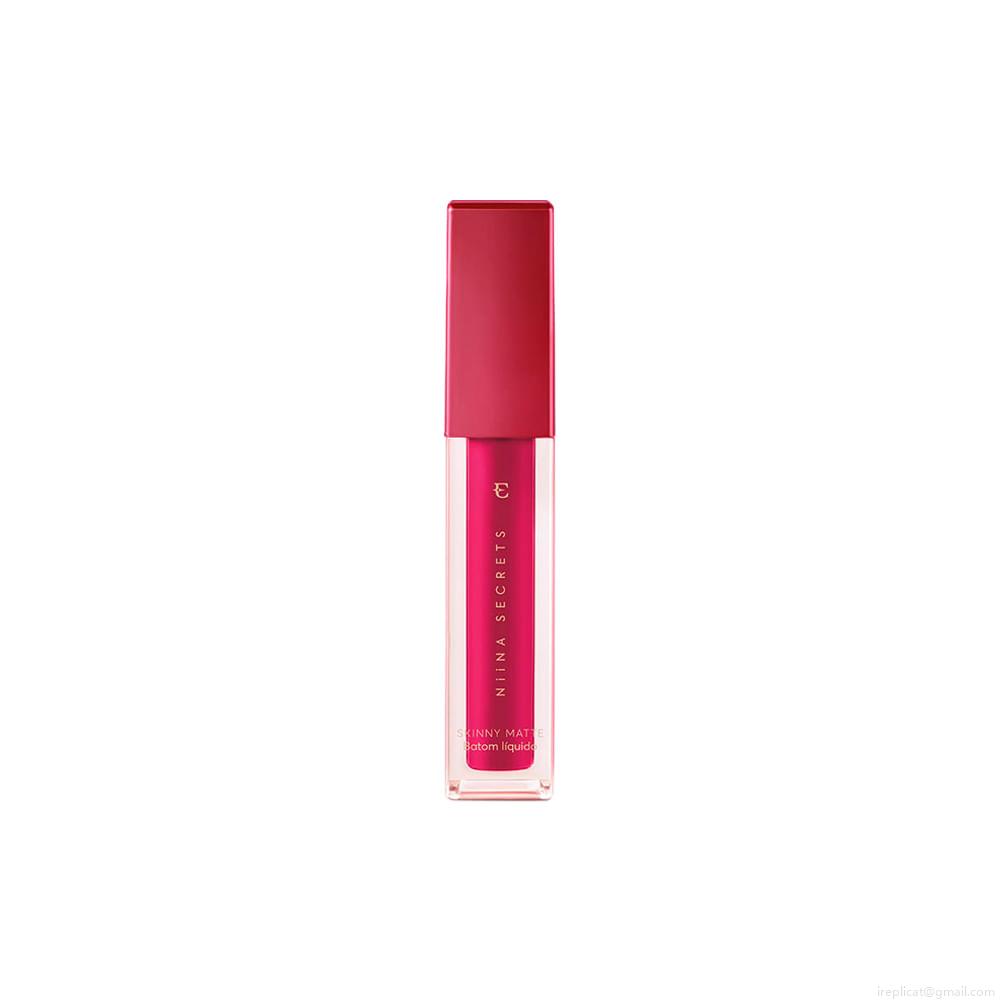 Batom Líquido Matte Eudora Niina Secrets Skinny Pink Peônia 5ml