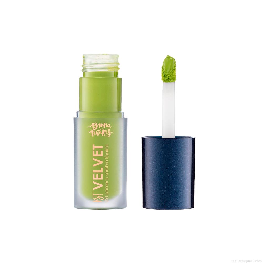 Sombra Líquida e Primer Matte Bruna Tavares BT Velvet Pistachio 6 ml