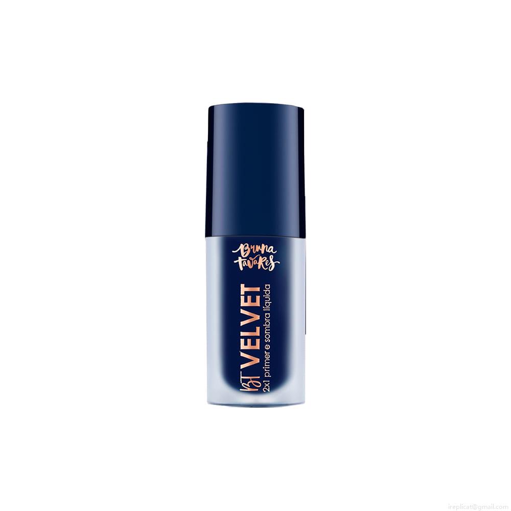 Sombra Líquida e Primer 2x1 Bruna Tavares BT Velvet Navy 6 ml