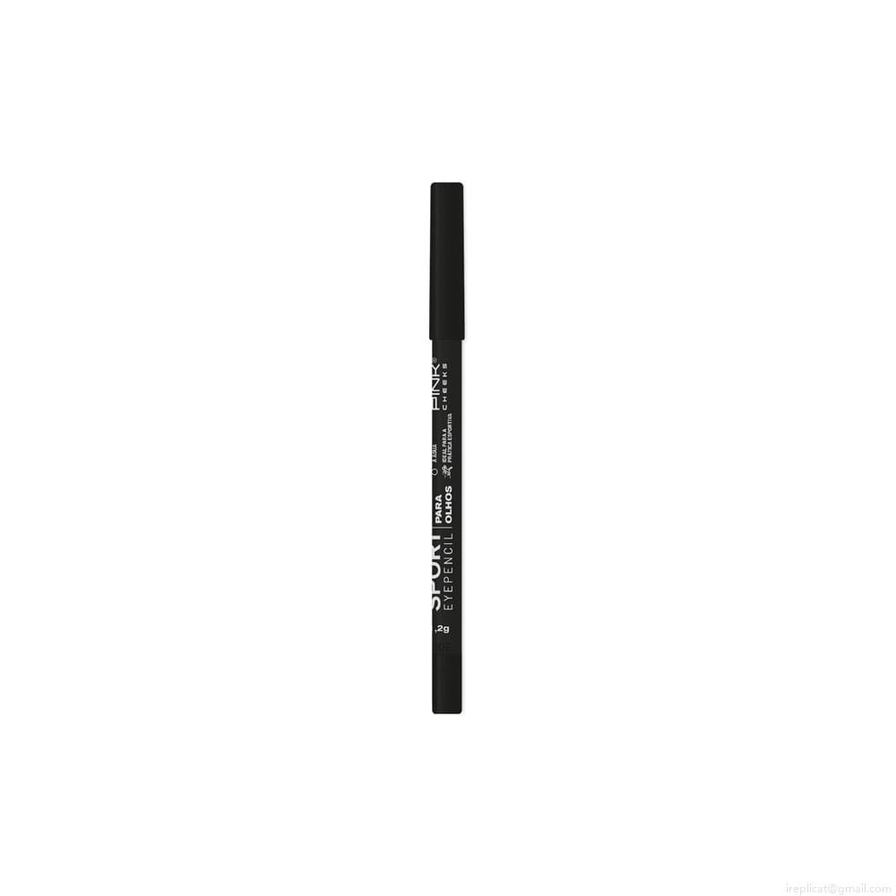 Lápis de Olho Cremosa Natural Pink Cheeks Sport Eyepencil Preto 1,2 g