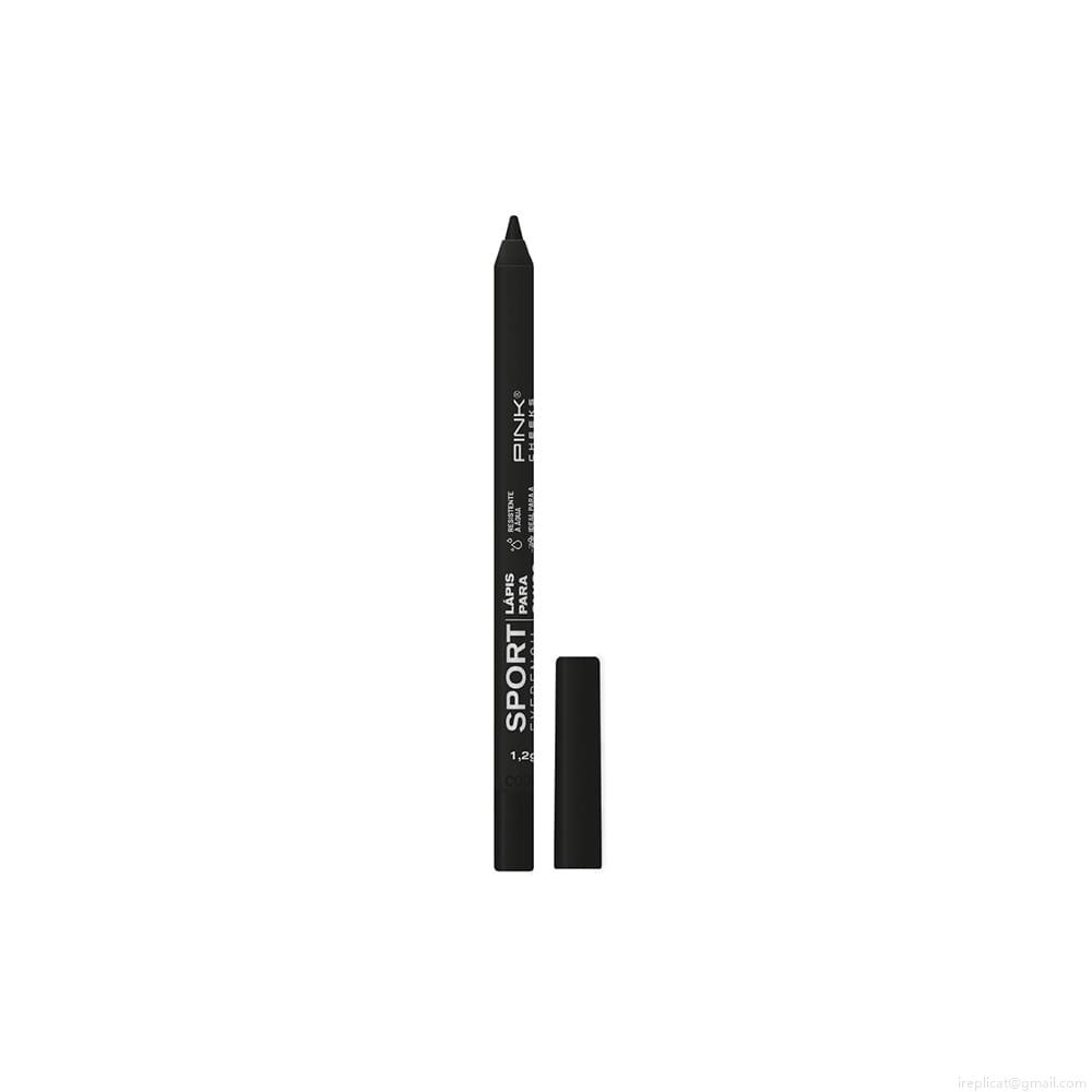 Lápis de Olho Cremosa Natural Pink Cheeks Sport Eyepencil Preto 1,2 g