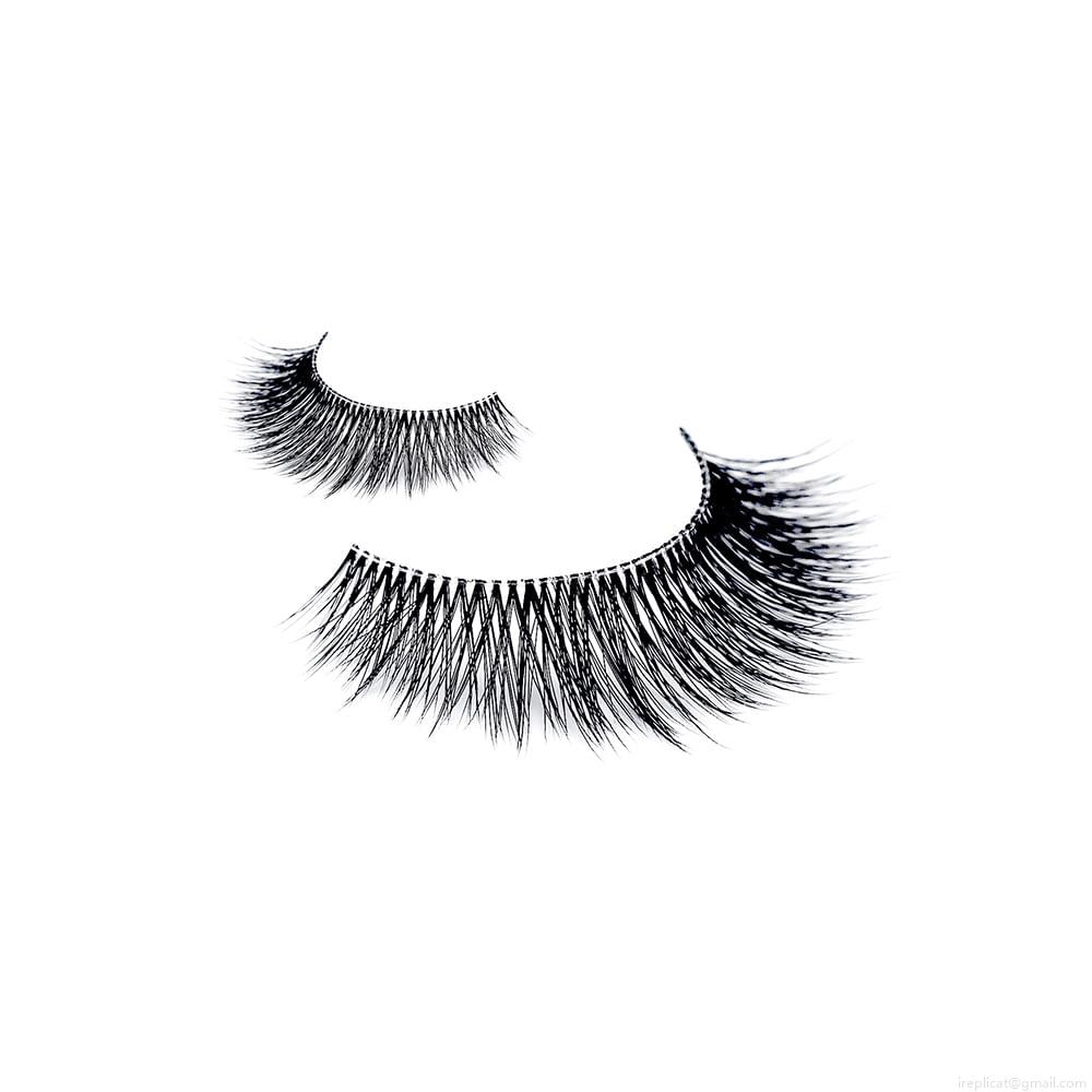 Cílios Postiços Sintético Volumoso Absolute New York Eternity 5D Silk Lash Sapphire 203 Preto 1 Par