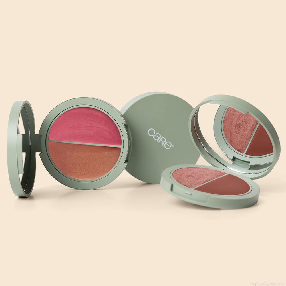 Blush e Iluminador Multifuncional Duo Care Natural Beauty Terracota & Rose 10 g