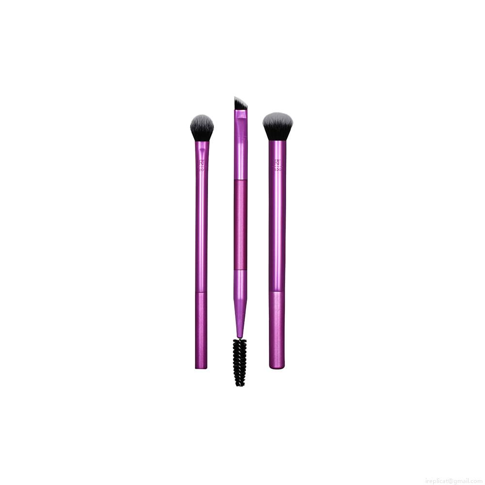 Kit de Pincéis para Maquiagem Real Techniques Eye Shade + Blend Roxo