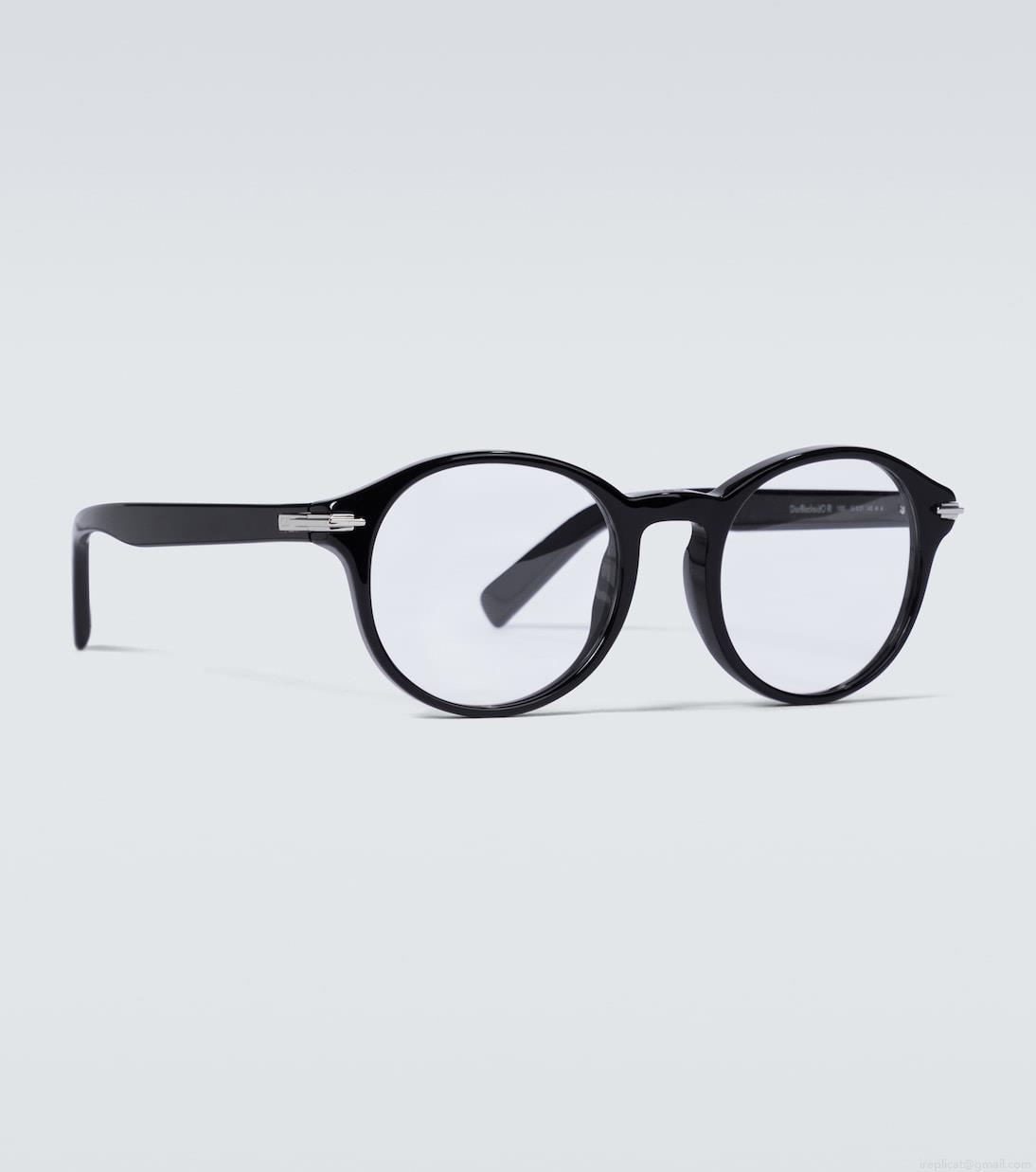 Dior EyewearDiorBlackSuitO RI round glasses