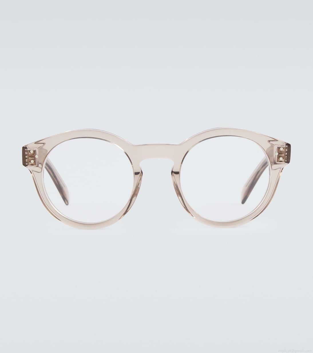 Celine EyewearRound-frame acetate glasses