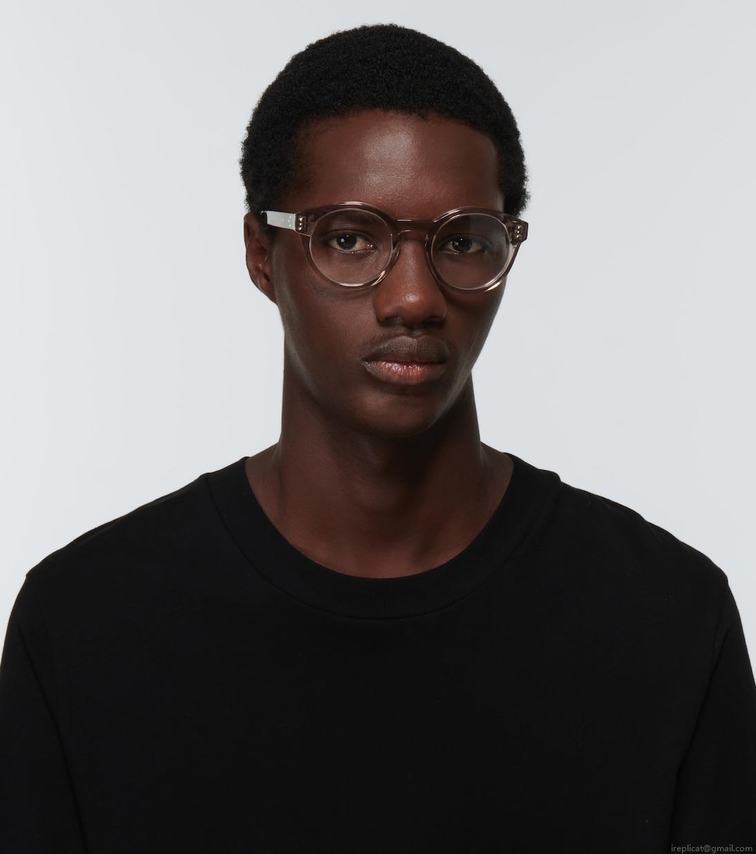 Celine EyewearRound-frame acetate glasses