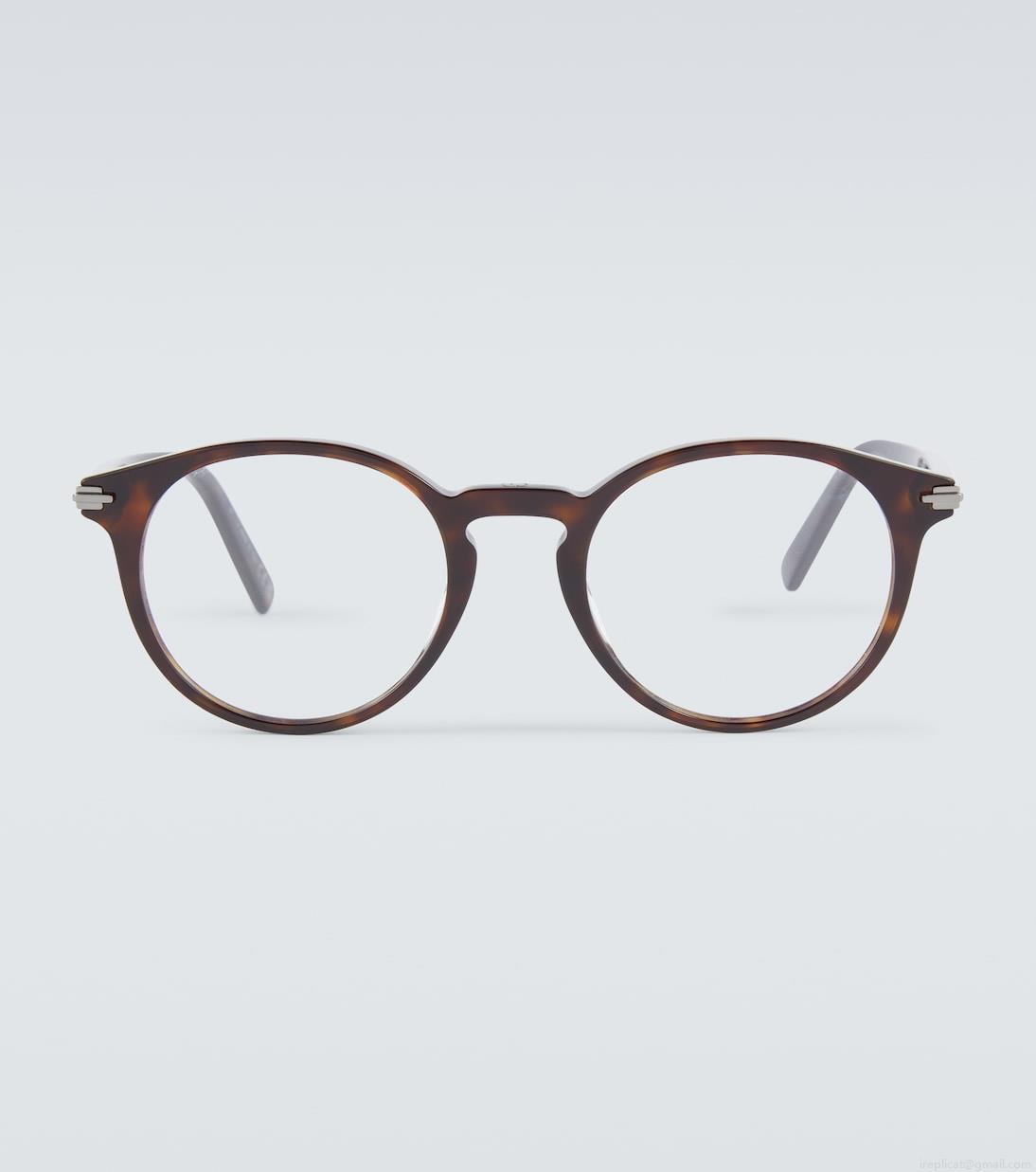 Dior EyewearDiorBlackSuitO R6I round glasses