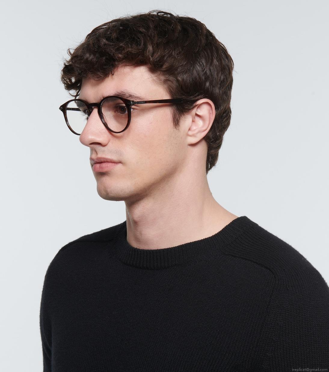 Dior EyewearDiorBlackSuitO R6I round glasses