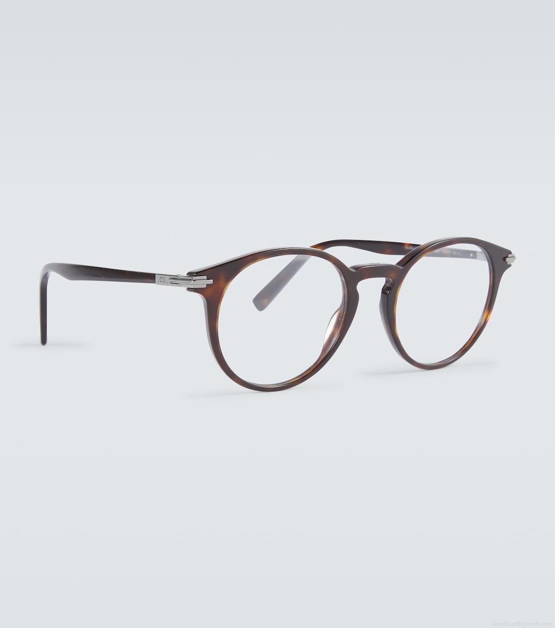 Dior EyewearDiorBlackSuitO R6I round glasses