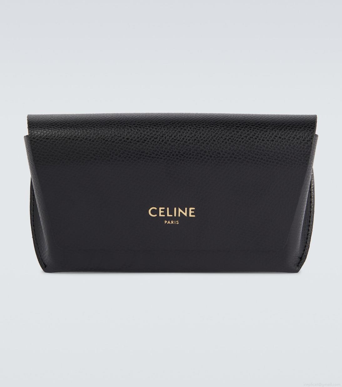 Celine EyewearBold 3 Dots round glasses