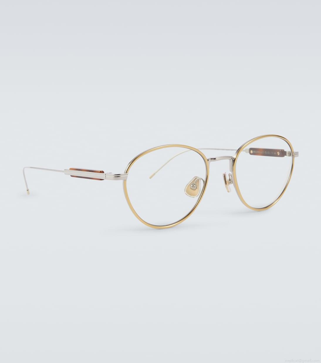 Brunello Cucinellix Oliver Peoples round glasses