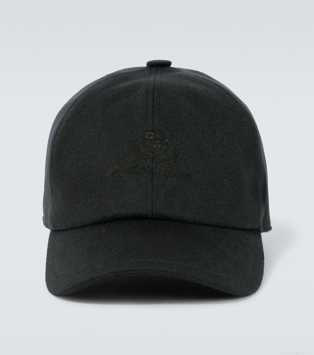 Loro PianaLogo cashmere baseball cap