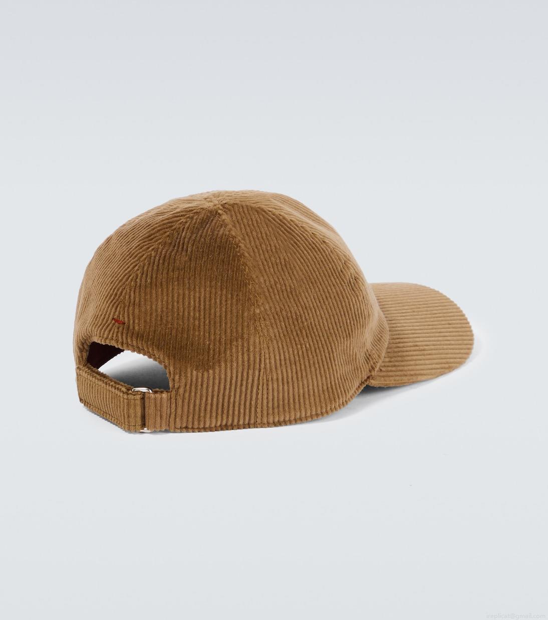 Loro PianaCorduroy baseball cap