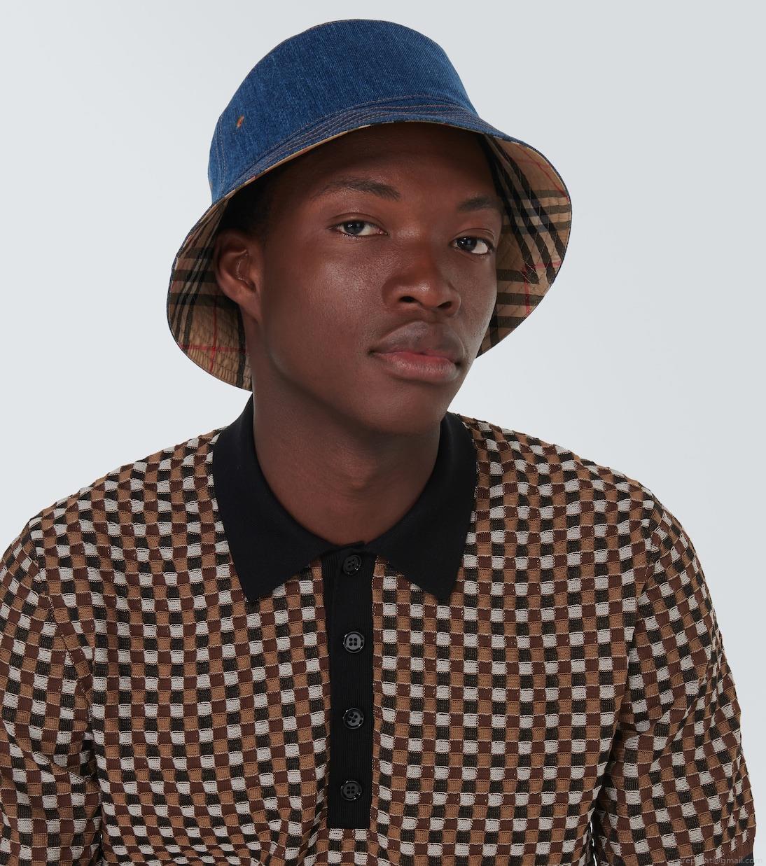 BurberryDenim bucket hat