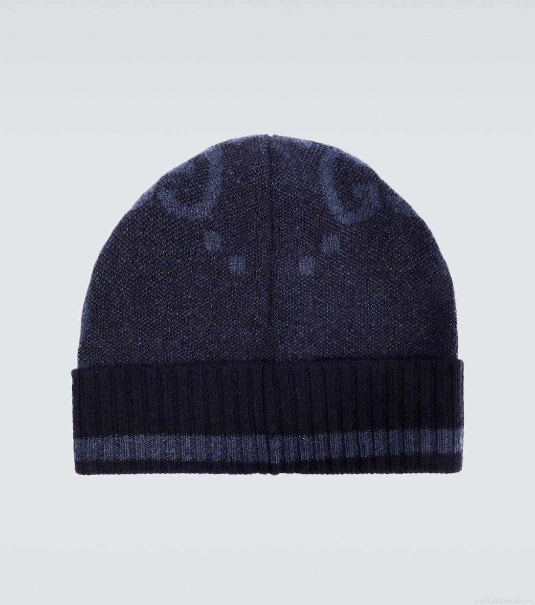 GucciGG jacquard cashmere beanie