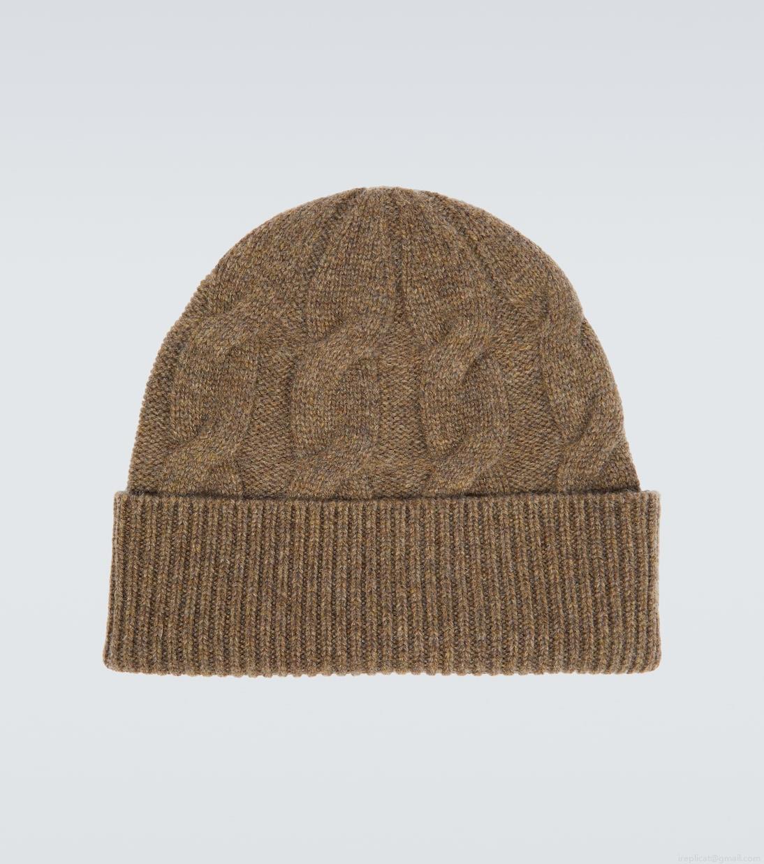 Le KashaAbobo cable-knit cashmere beanie