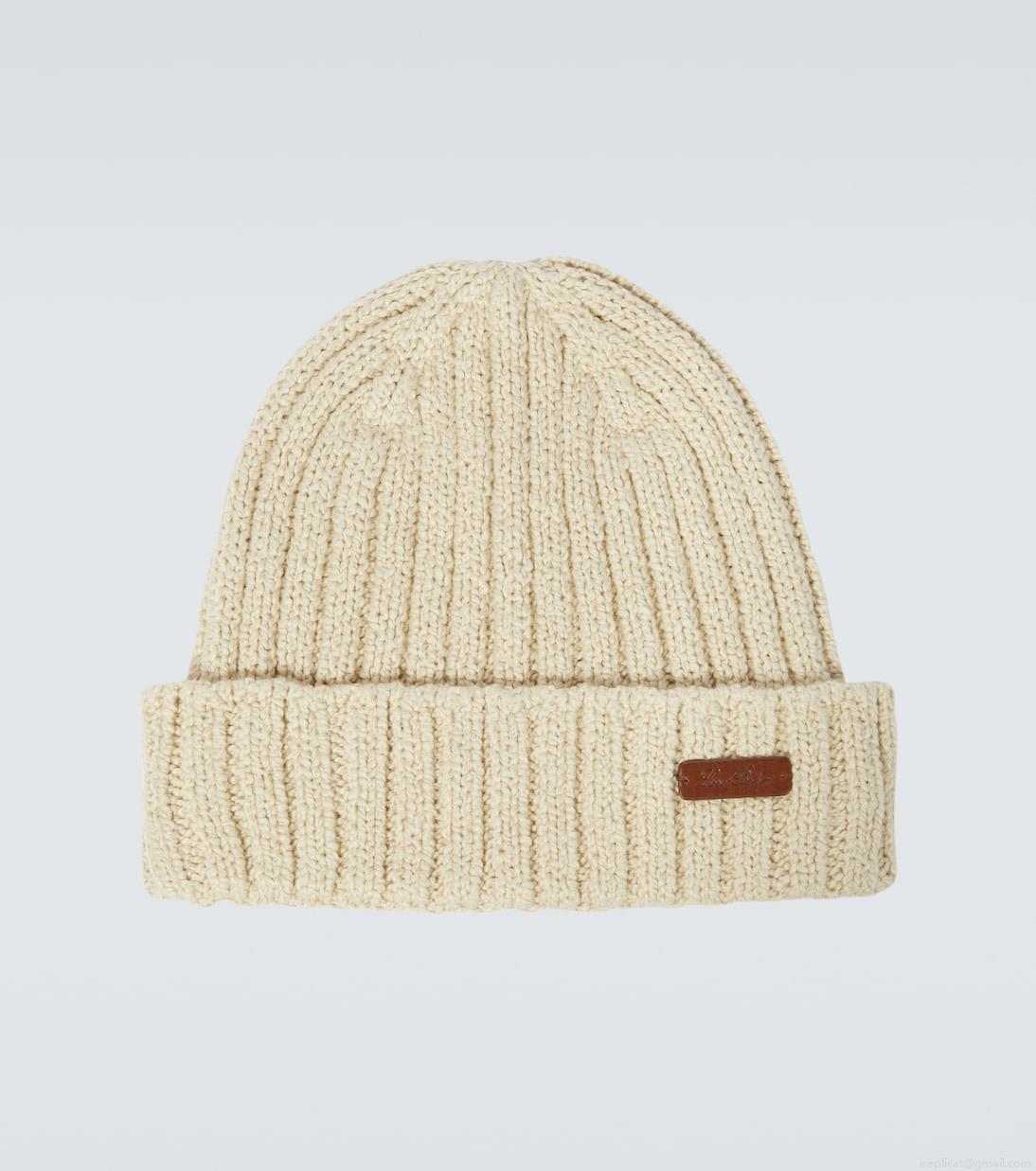 Loro PianaNiseko leather-trimmed cotton beanie