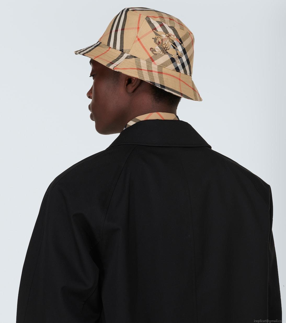 BurberryEKD Burberry Check bucket hat