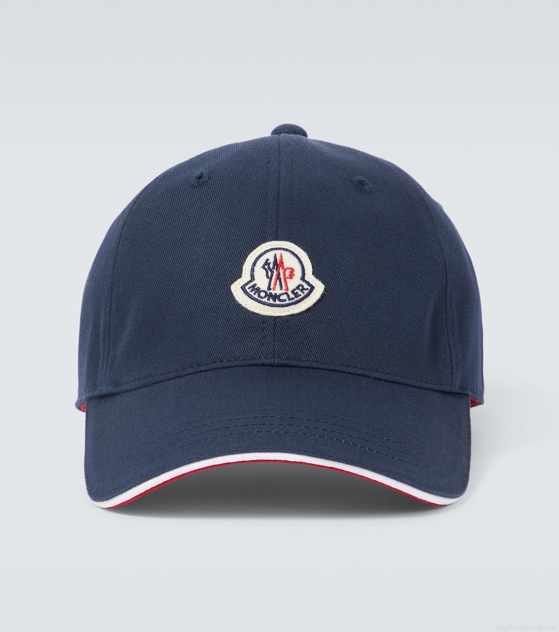 MonclerLogo cotton baseball cap