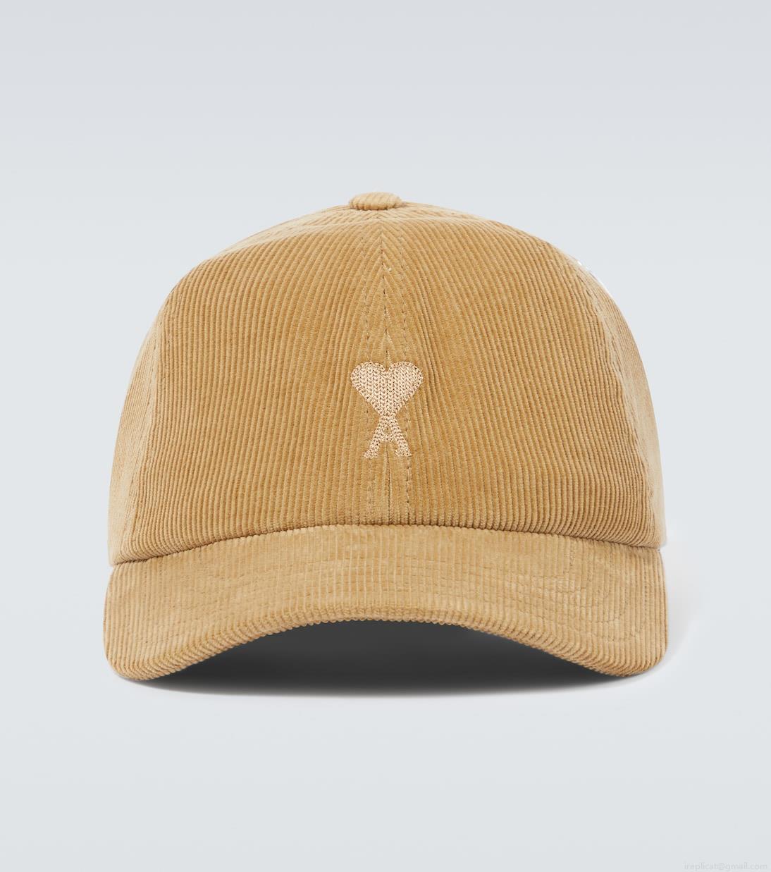 Ami ParisAmi de Cœur corduroy baseball cap