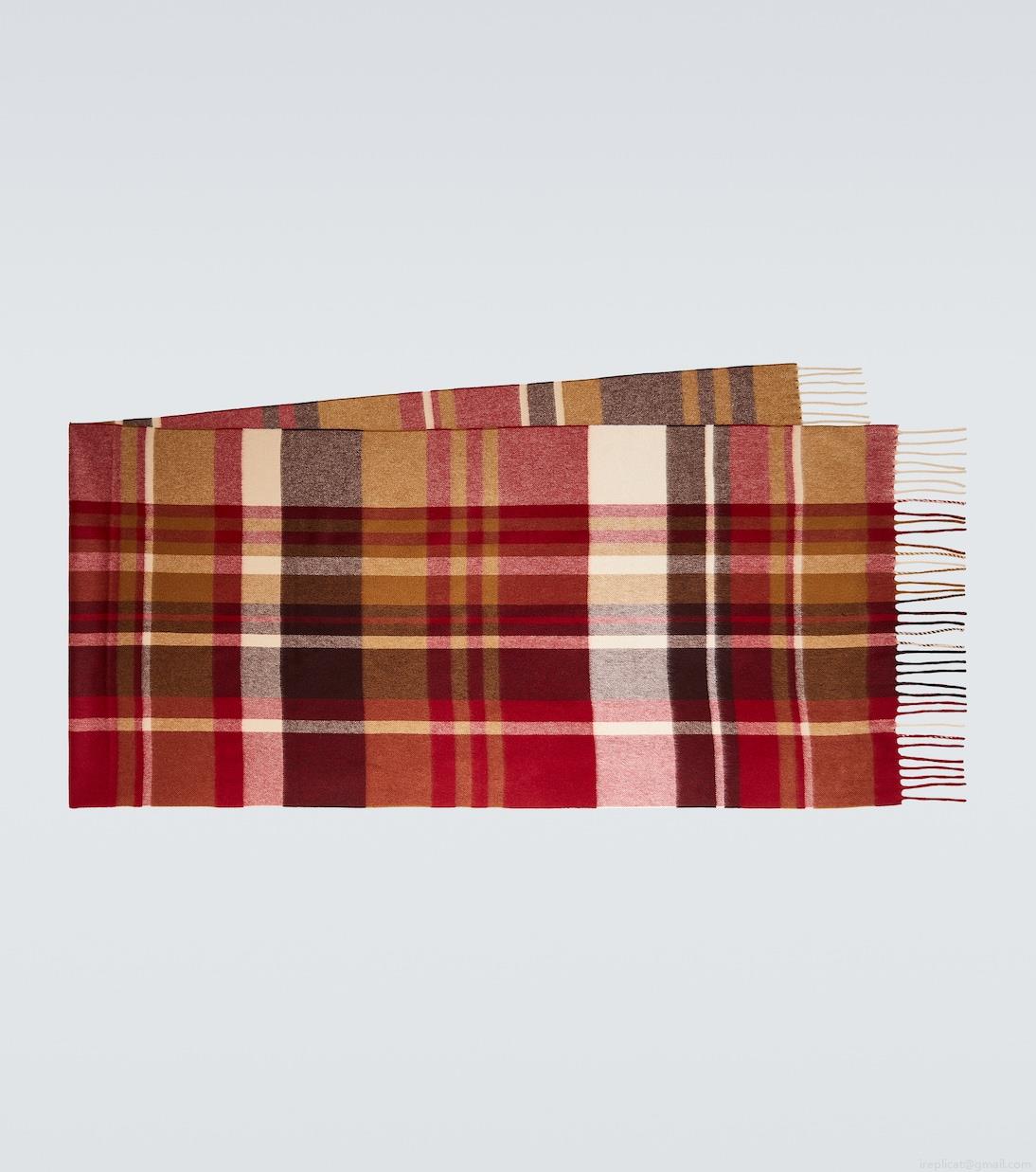 Loro PianaRoyal College checked cashmere scarf