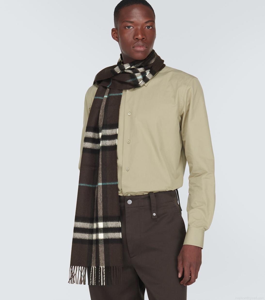 BurberryBurberry Check cashmere scarf