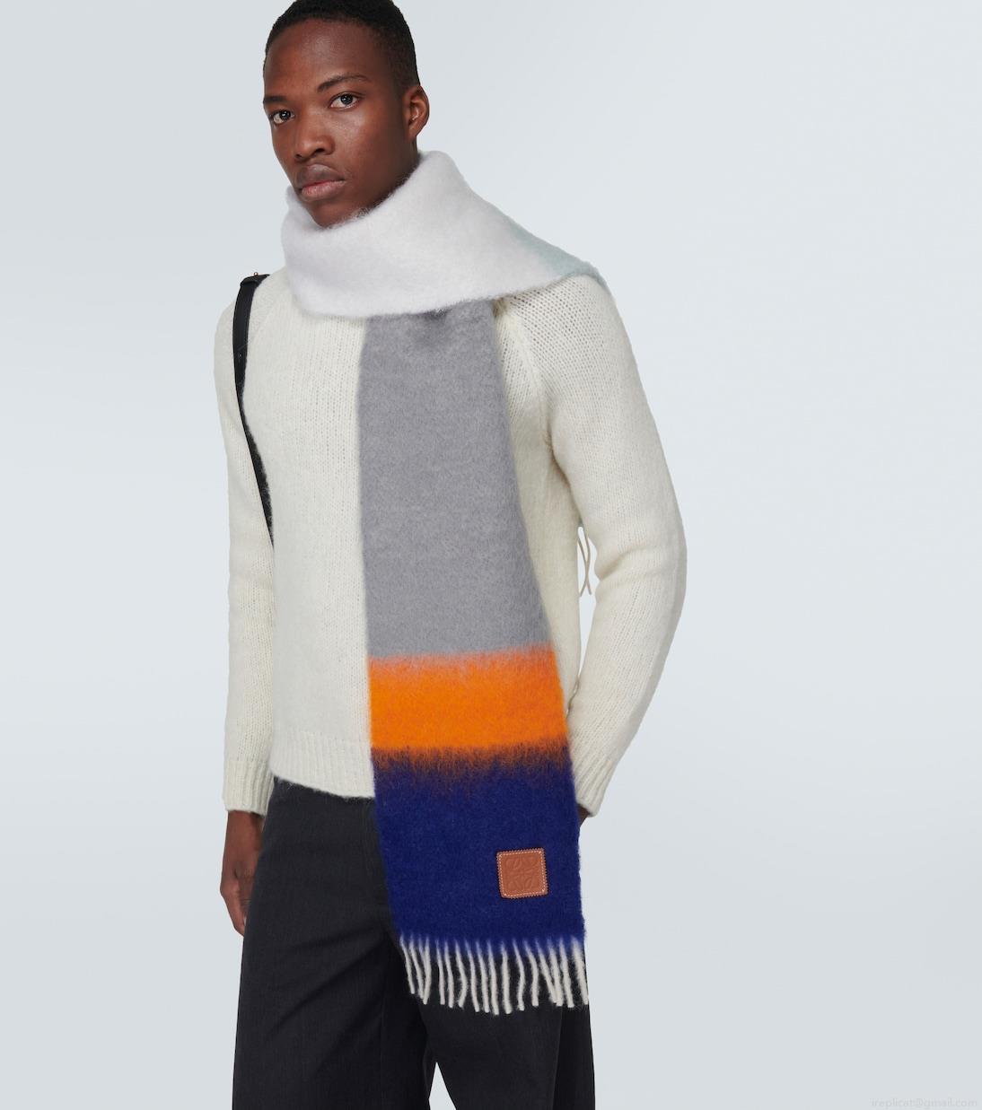 LoeweMohair and wool-blend scarf