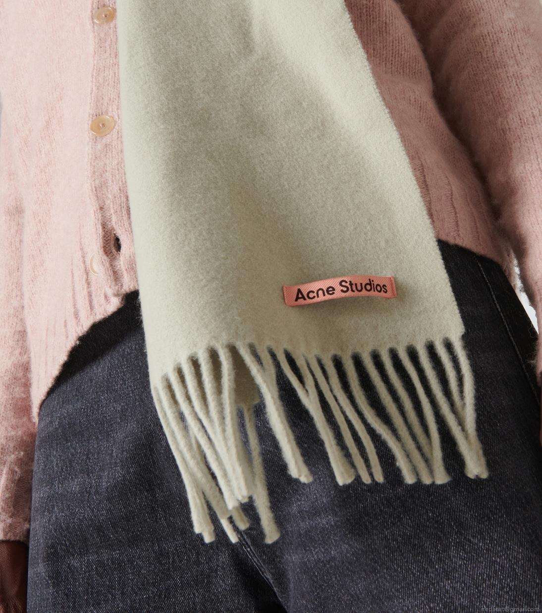 Acne StudiosFringed wool scarf