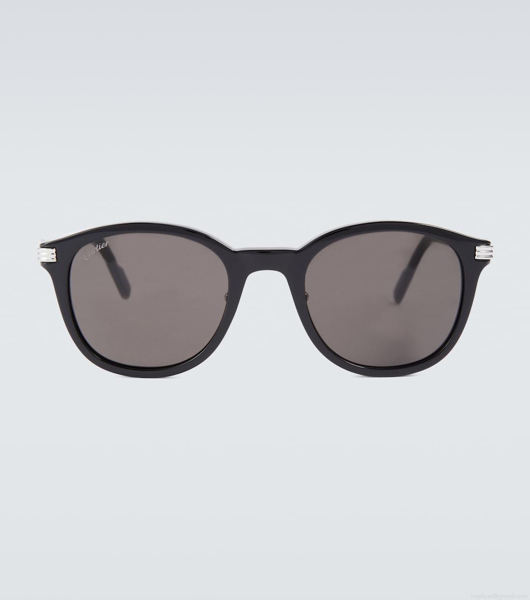 Cartier Eyewear CollectionRounded acetate sunglasses