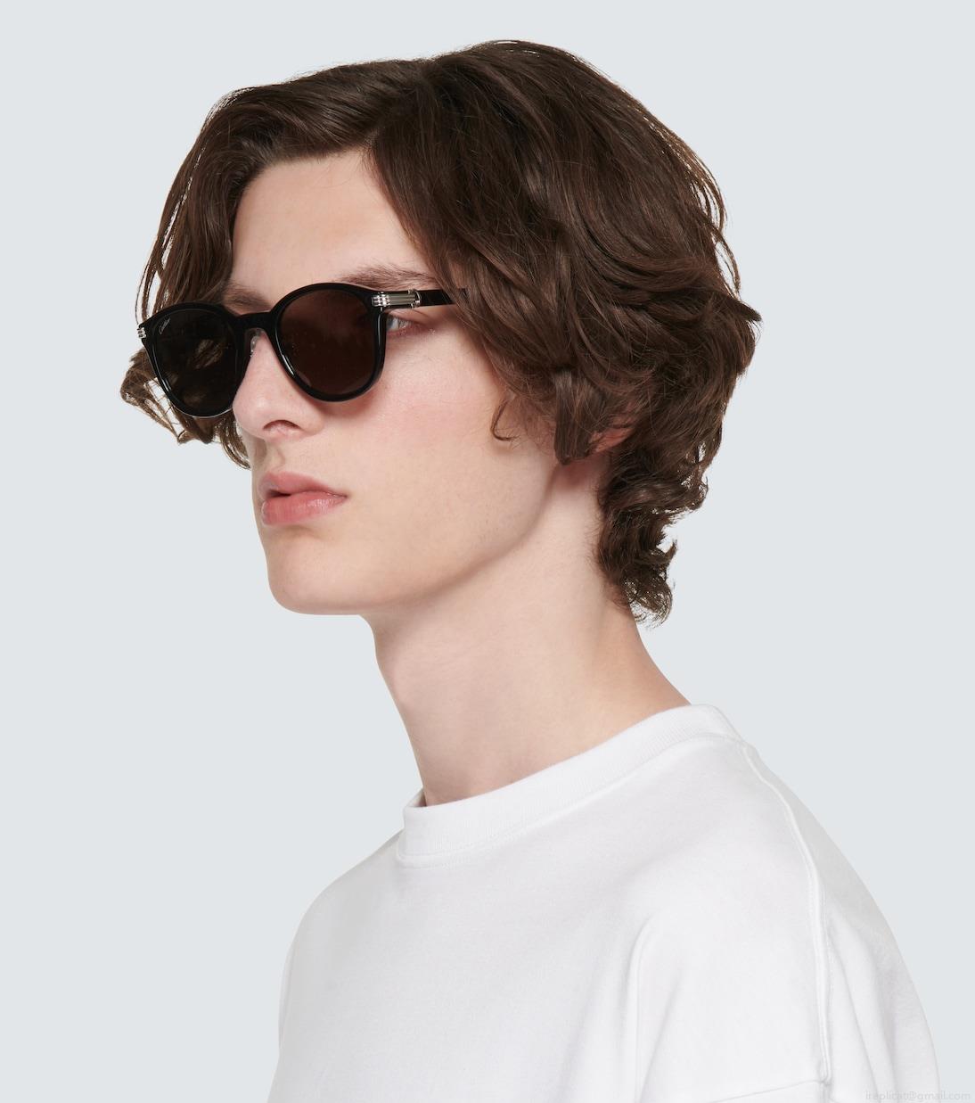 Cartier Eyewear CollectionRounded acetate sunglasses