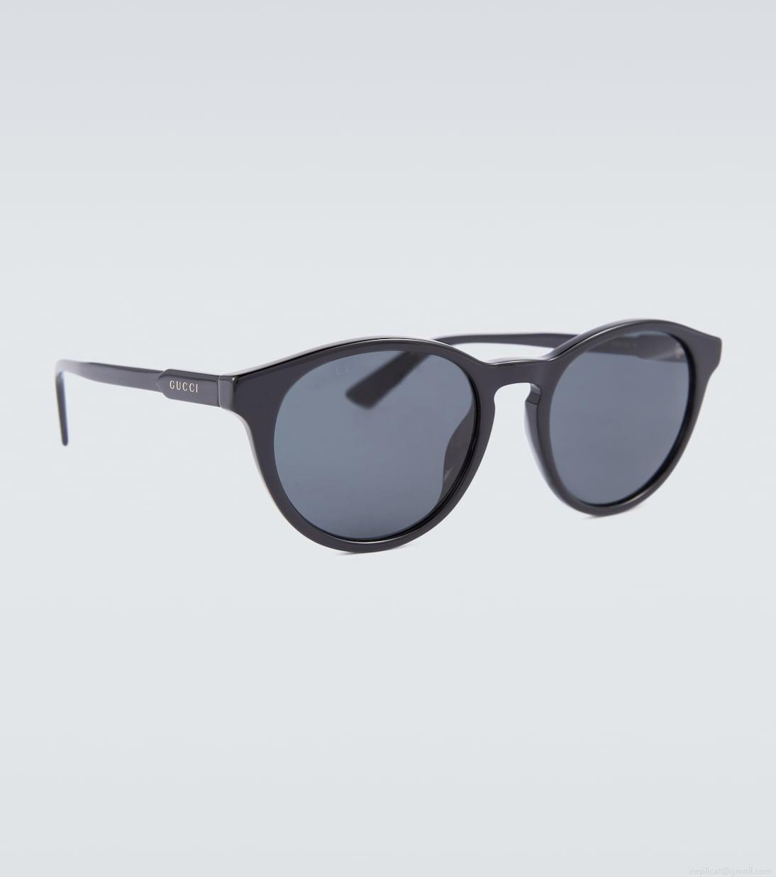 GucciRound acetate sunglasses