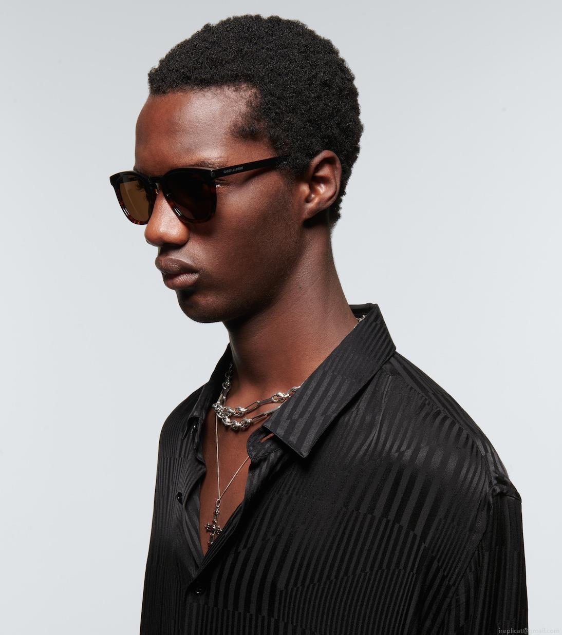 Saint LaurentRound acetate sunglasses