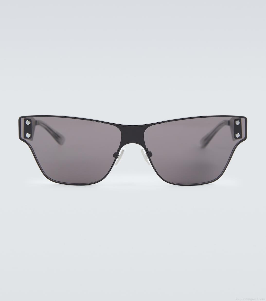 Bottega VenetaSquare metal sunglasses