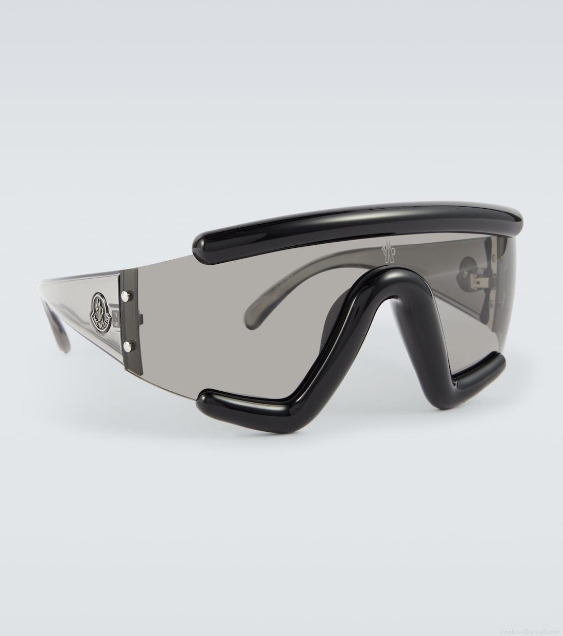 MonclerLancer shield sunglasses