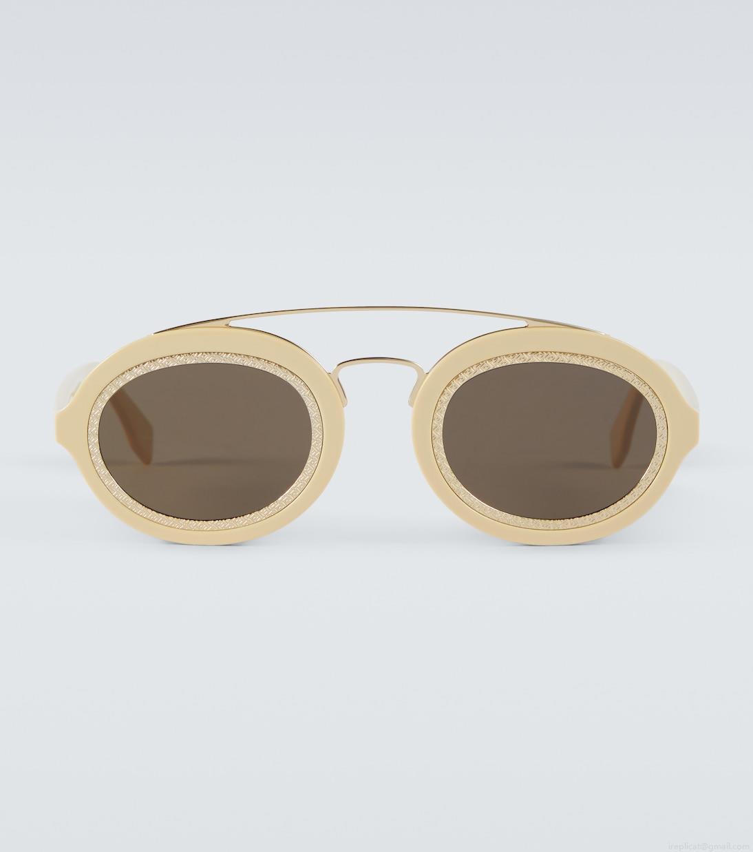 FendiFF Around oval sunglasses