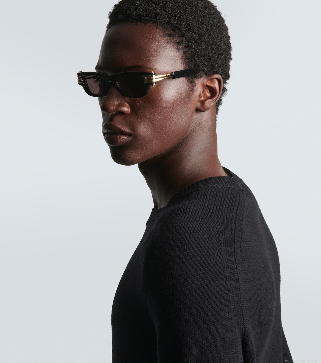 Bottega VenetaBolt rectangular sunglasses