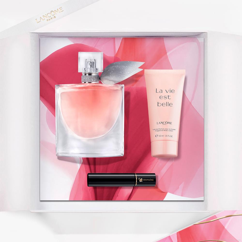 Kit Perfume Lancôme La Vi Est Belle Eau de Parfum Feminino 50 ml + Máscara De Cílios 2 ml + Loção 50 ml