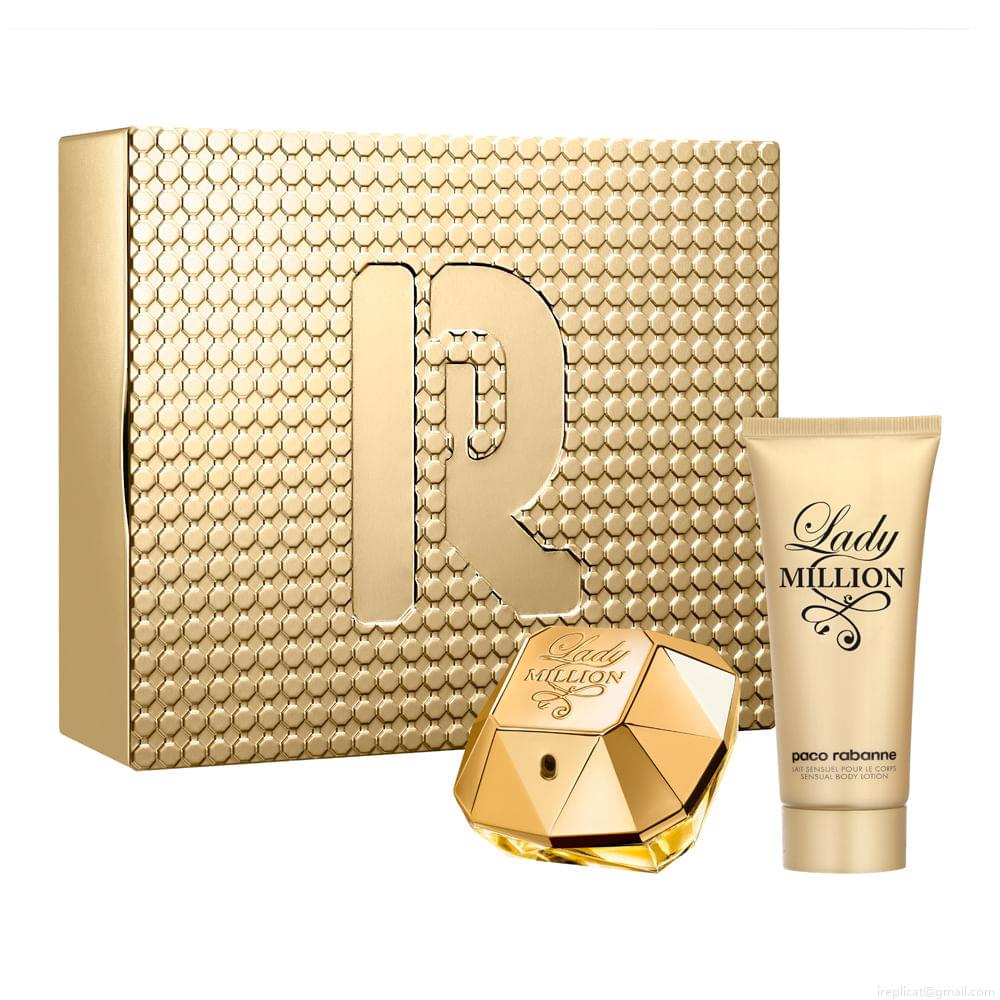 Kit Perfume Paco Rabanne Lady Million Feminino Eau de Parfum 80 ml + Creme Corporal 100 ml