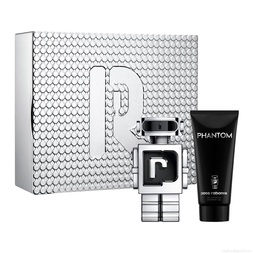 Kit Perfume Paco Rabanne Phantom Masculino Eau de Toilette 100 ml + Gel de Banho 100 ml