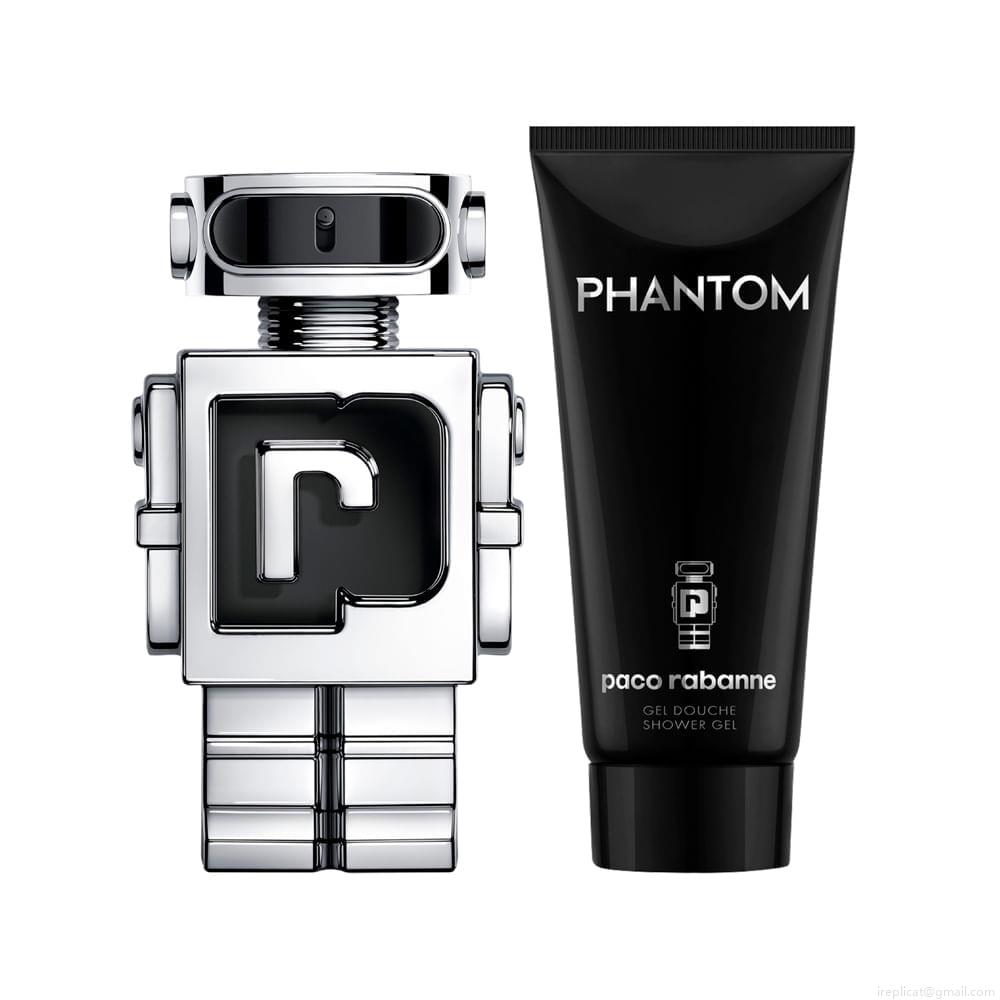 Kit Perfume Paco Rabanne Phantom Masculino Eau de Toilette 100 ml + Gel de Banho 100 ml