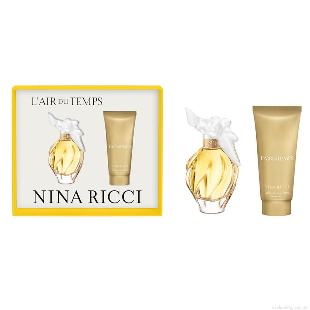 Kit Perfume Nina Ricci L'air Du Temps Feminino Eau de Toilette 50 ml + Creme Corporal 75 ml