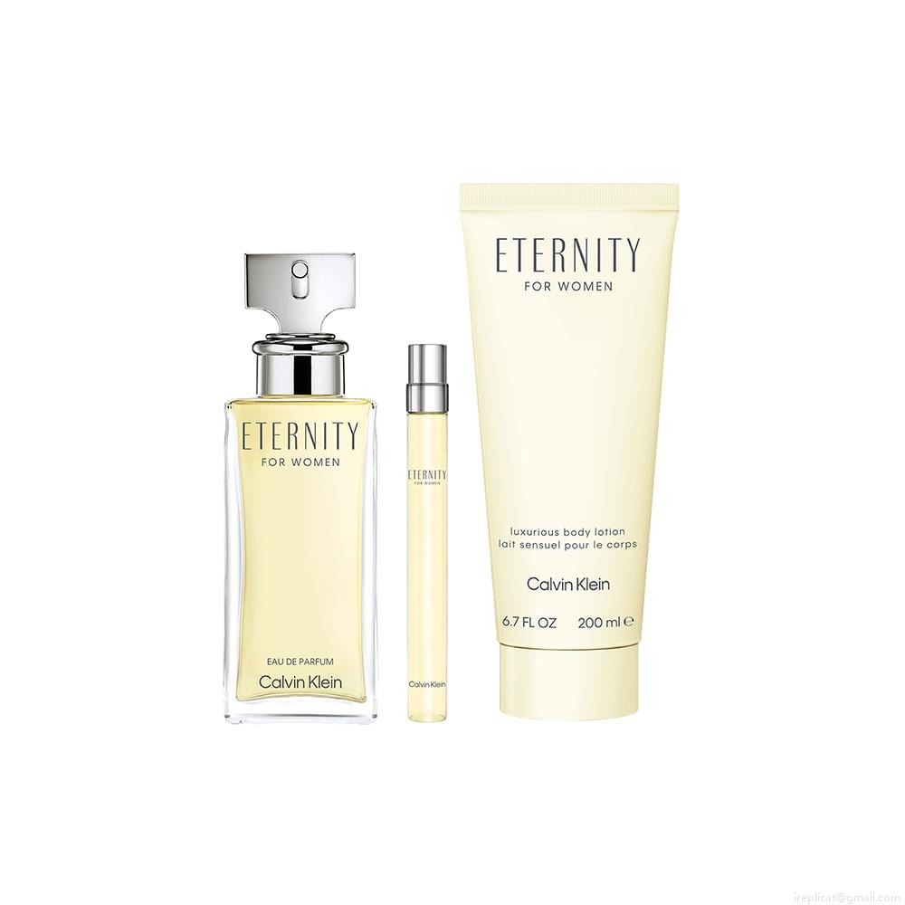 Kit Perfume Calvin Klein Eternity For Women Eau de Parfum Feminino 100 ml + Loção Corporal 200 ml + Miniatura 10 ml