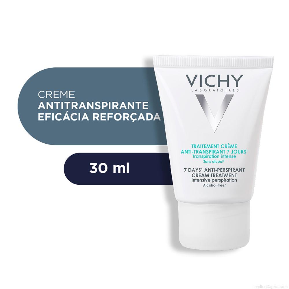 Desodorante em Creme Antitranspirante Vichy 7 Days Unissex 30 ml