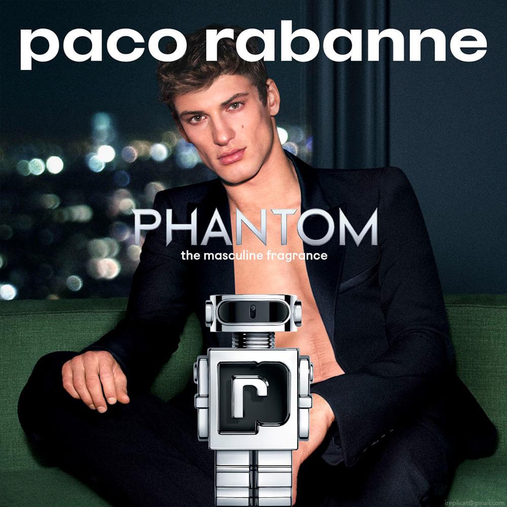 Perfume Paco Rabanne Phantom Masculino Eau de Toilette 100 ml