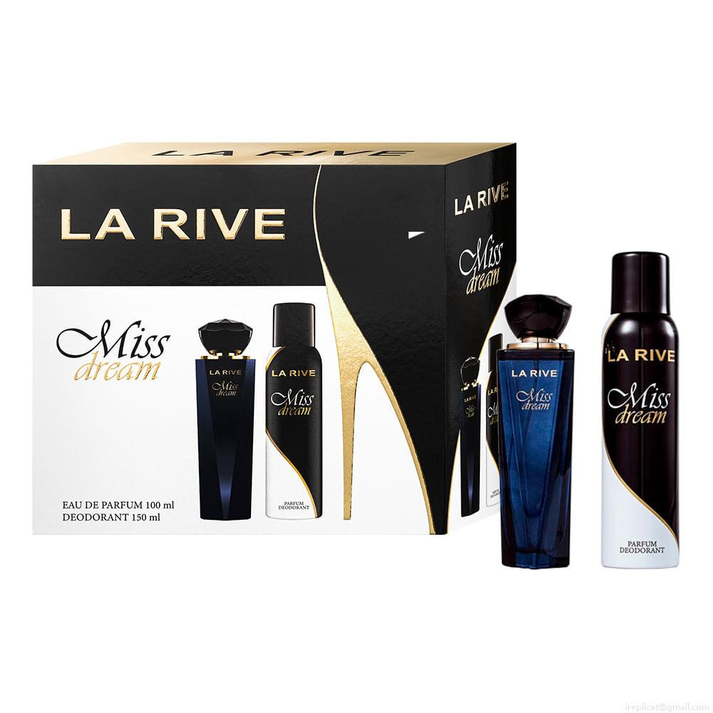 Kit Perfume La Rive Miss Dream Feminino Eau de Toilette 100 ml + Desodorante 150 ml