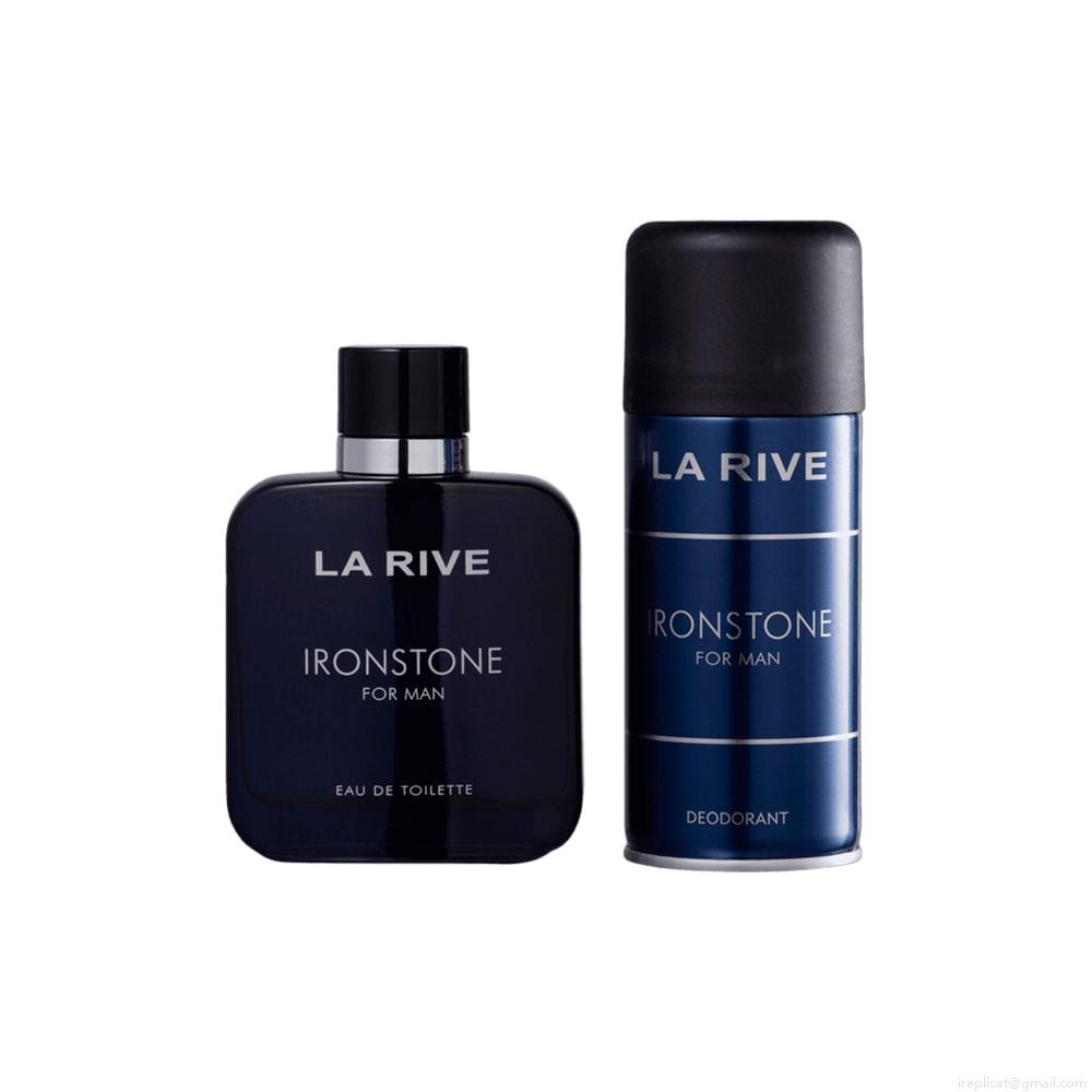 Kit Perfume La Rive Ironstone Masculino Eau de Toilette 100 ml + Desodorante 150 ml