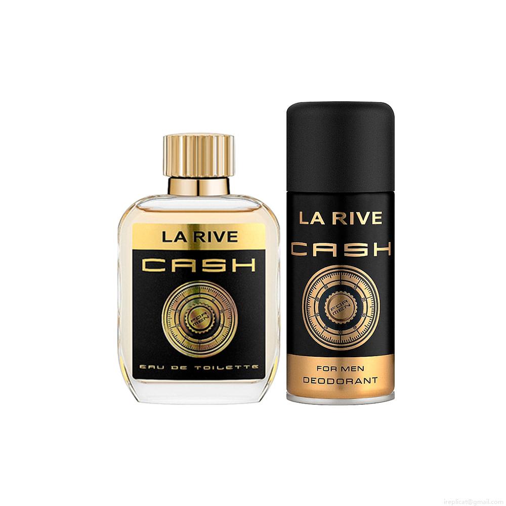 Kit Perfume La Rive Cash Masculino Eau de Toilette 100 ml + Desodorante 150 ml