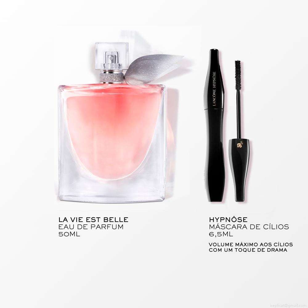 Kit Perfume Lancôme La Vie Est Belle Feminino Eau de Parfum 50 ml + Máscara de Cílios Hypnôse Drama Preto 6,5 ml