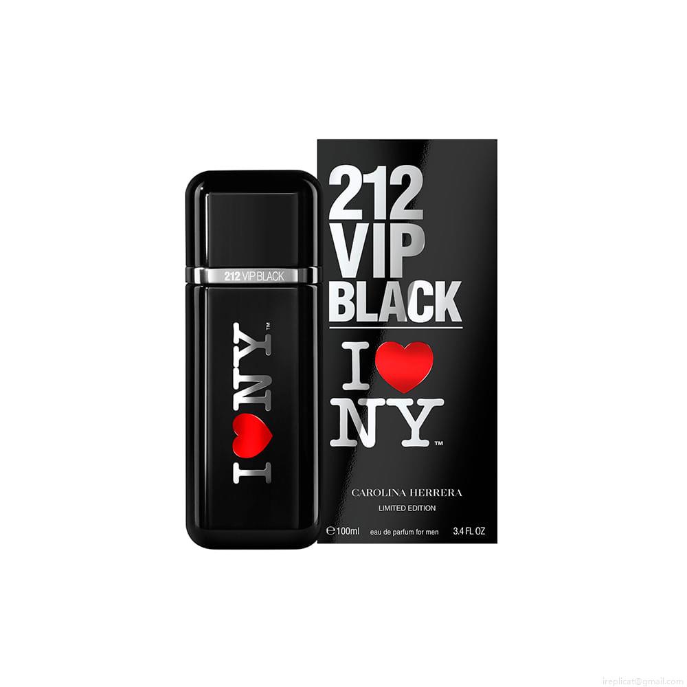 Perfume Carolina Herrera 212 Vip Black I Love NY Masculino Eau de Parfum 100 ml